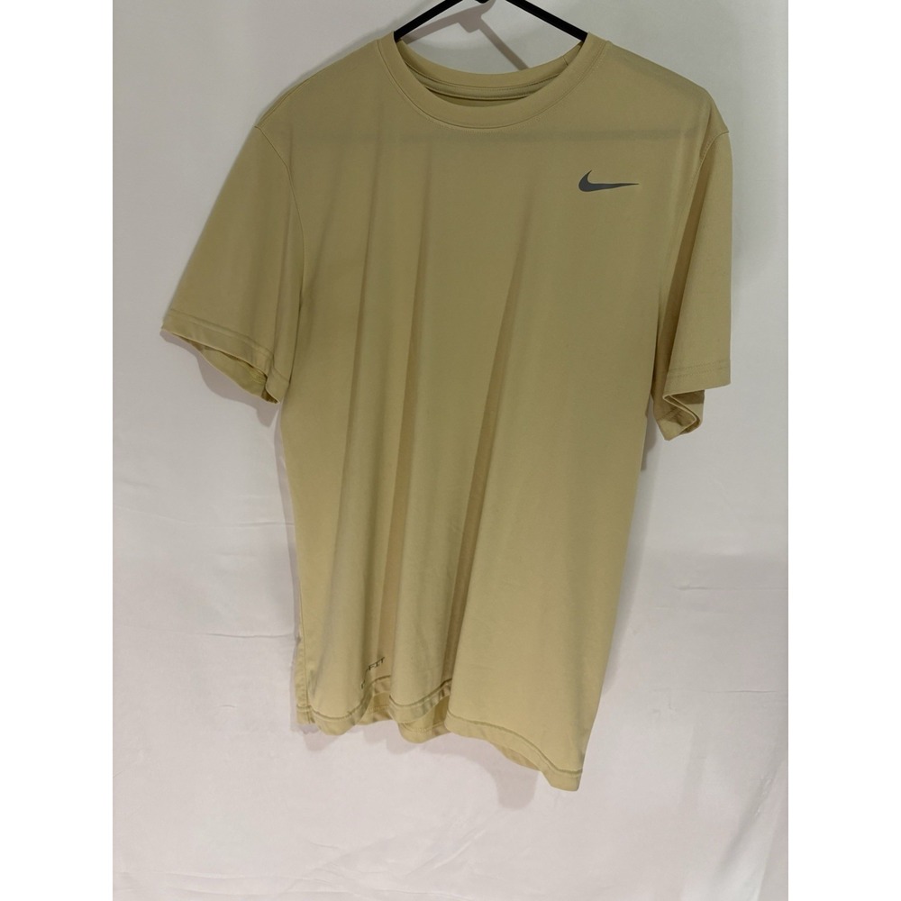 Nike Mens Dri-FIT Ready Short Sleeve Athletic Fitness T-Shirt Brown Large